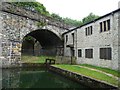 Leat entering Higher Mill, Helmshore