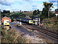 Train at Culgaith crossing - 1988