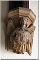 St John the Baptist, Isleworth - Corbel angel