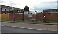 Bus Stop and Post Box on Oxford Road