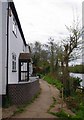 Row of cottages overlooking the River Severn, Stourport-on-Severn