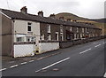 Houses at the western end of Park Road, Cwmparc