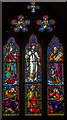 TQ6410 : West Window, All Saints' church, Herstmonceux by Julian P Guffogg