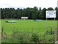 NZ1685 : Mitford Cricket Club ground by Russel Wills