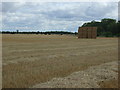 TL2479 : Harvested crop field east of Wennington by JThomas