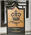 Sign of the Crown and Cushion