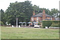 View of the Chequers Inn from the green