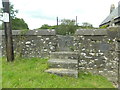 Stile with gate, Llanfihangel-ar-Arth churchyard