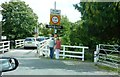 Swing bridge over canal near Quedgeley