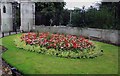 Flowerbed outside Mary Stevens Park, Stourbridge