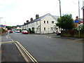 Looking across the crossing of Ackender and Westbrooke Roads