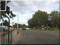 Roundabout on Chertsey Road, Whitton