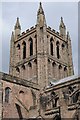 SO5139 : The tower of Hereford Cathedral by Philip Halling