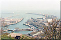 TR3140 : Dover Port: Western Docks and Marine Station, 1989 by Ben Brooksbank