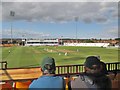 SP7761 : Watching cricket at Northampton by John Sutton