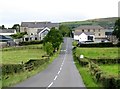 The Moneyslane Road entering Lowtown/Dechomet from the south