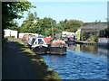 Boats moored above Norwood top lock