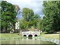 Rustic bridge in Walpole Park