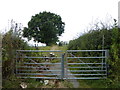 Gate to the bridleway off Grange Lane