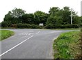 The Crew Road-Ballyhornan Road T-junction at Bishop