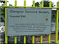 NS5964 : Glasgow Humane Society plaque by Thomas Nugent