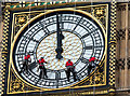 TQ3079 : Cleaning the Clock Face, "Big Ben", Elizabeth Tower, Palace of Westminster by Christine Matthews