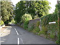 Looking north-north-west up Knock Road