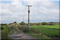 Track over the Cheshire Lines at Hill House, Altcar