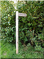 Footpath sign off Ellenbrook Road