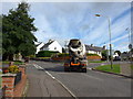 Concrete mixer in Pittenzie Road