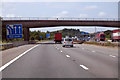 ST6284 : M5, 400 yards to sliproad for junction 15 by J.Hannan-Briggs