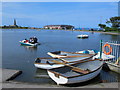 The boating lake in Tynemouth Park