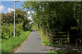 This path follows the route of the old GWR line to Victoria Road Station