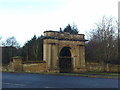 Gates at the entrance to Springwood Park