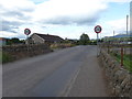 Speed limit signs in Broich Road