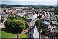 SO5139 : View to the east from Hereford Cathedral by Philip Halling