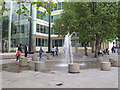 Fountain by London Bridge Pier