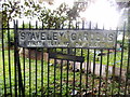 Sign to Staveley Gardens