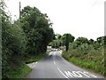 View south along Tierkelly Hill Road towards the bridge over the Bann