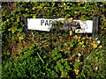 Damaged road sign, Dunmoyle