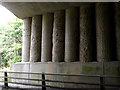 TM0636 : Concrete Bridge Supports under Four Sisters Bridge by Geographer