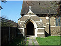 Porch, Hackbridge and Beddington Corner church