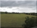 Harvested field flood plain of the Drumadonnell River