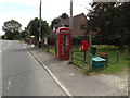 TM0536 : Telephone Box & Holton St.Mary Postbox by Geographer