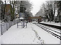 Sundridge Park station and the railway lines to its south