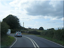 SS4688 : A4118 at Llanddewi lane junction by Colin Pyle