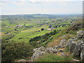 Looking down on Newlands Farm