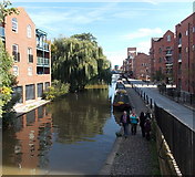 SJ4166 : East along the Shropshire Union Canal, Chester by Jaggery