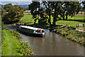 A canal boat on the Lancaster Canal