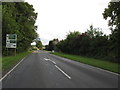 Approaching  Bainton  roundabout